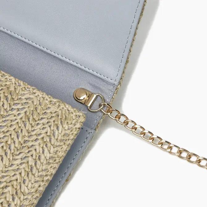 Bonnie Straw Wallet Crossbody Bag