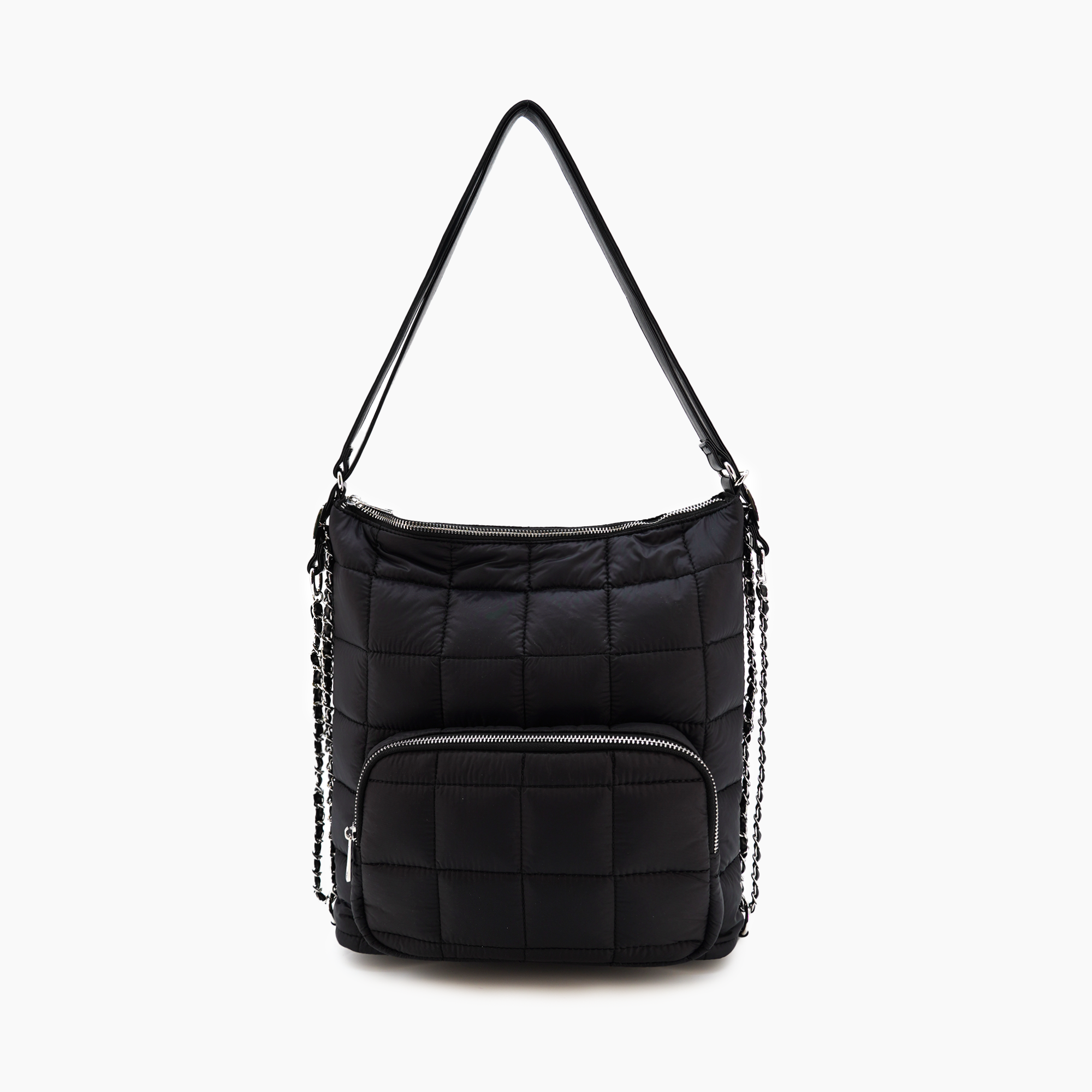 Odette Convertible Quilted Puffer Bag