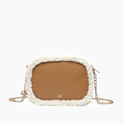 Holly Sherpa Vegan Leather Crossbody