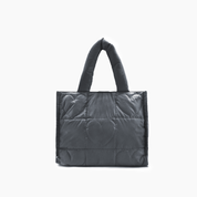 Kiara Quilted Puffer Heart-Embossed Tote Bag