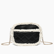 Holly Sherpa Vegan Leather Crossbody