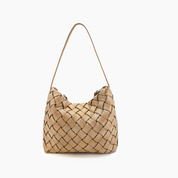 Hazel Vegan Woven Tote Bag