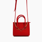 Valentina Heart Chain Crossbody Bag