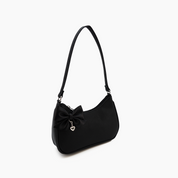 Lana Bow Vegan Black Shoulder Bag