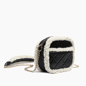 Holly Sherpa Vegan Leather Crossbody