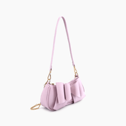 Baguette Bow Pebble Mini Shoulder Bag