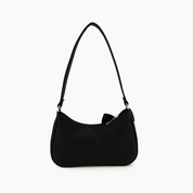 Lana Bow Vegan Black Shoulder Bag