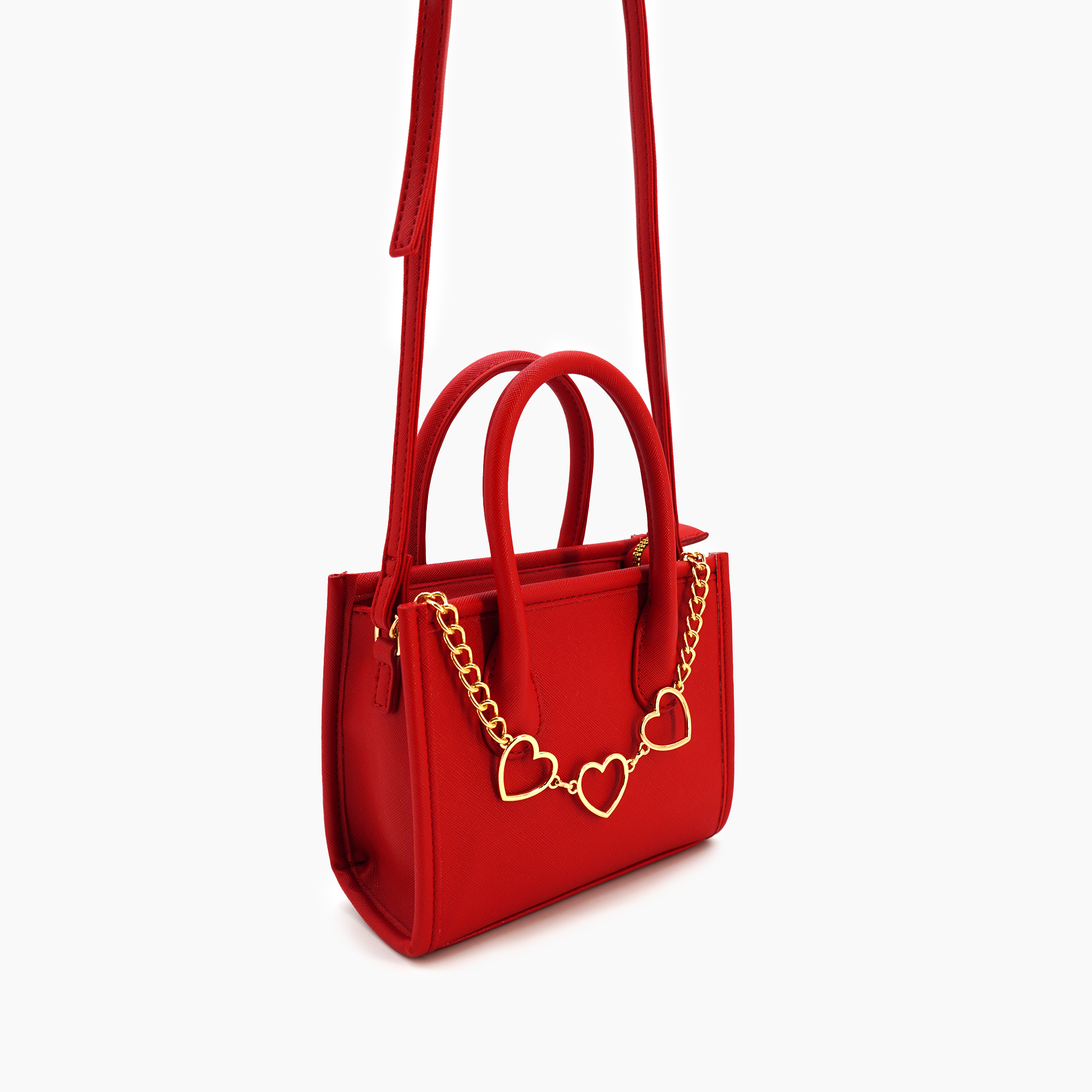 Valentina Heart Chain Crossbody Bag