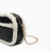 Holly Sherpa Vegan Leather Crossbody