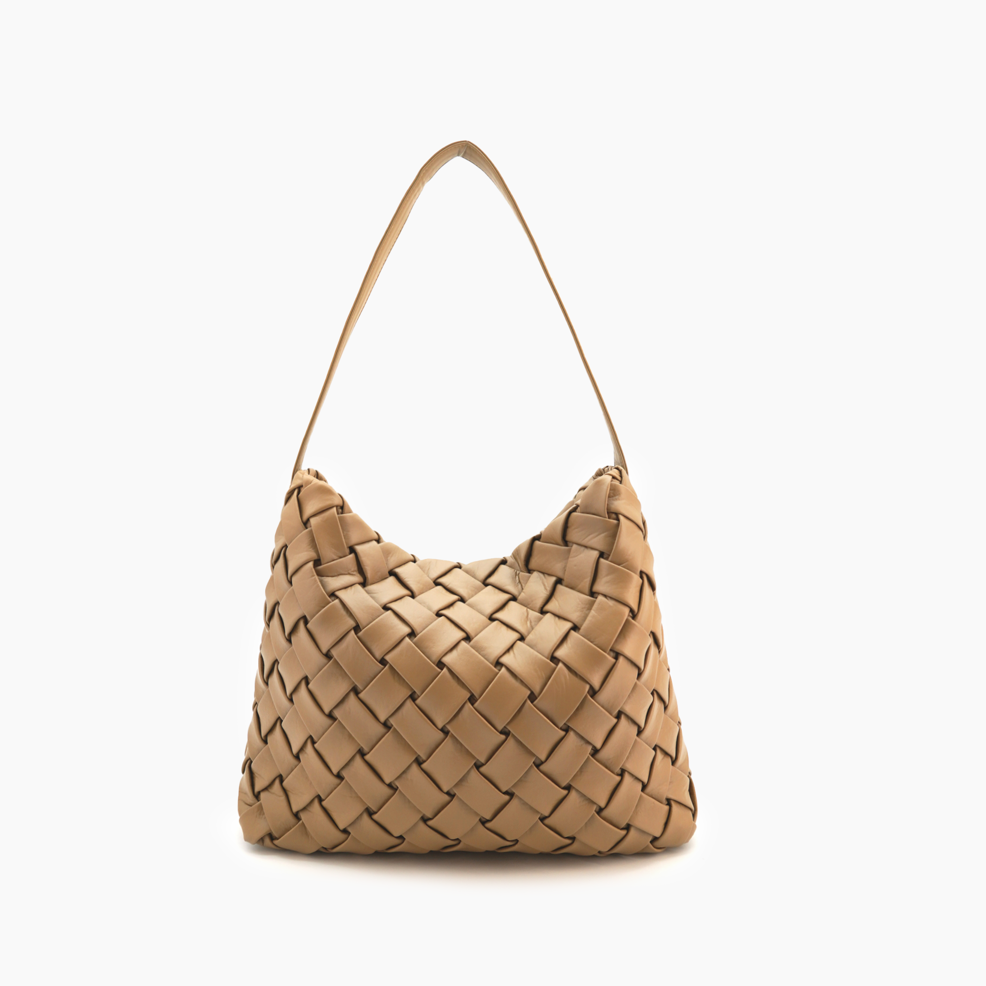 Hazel Vegan Woven Tote Bag