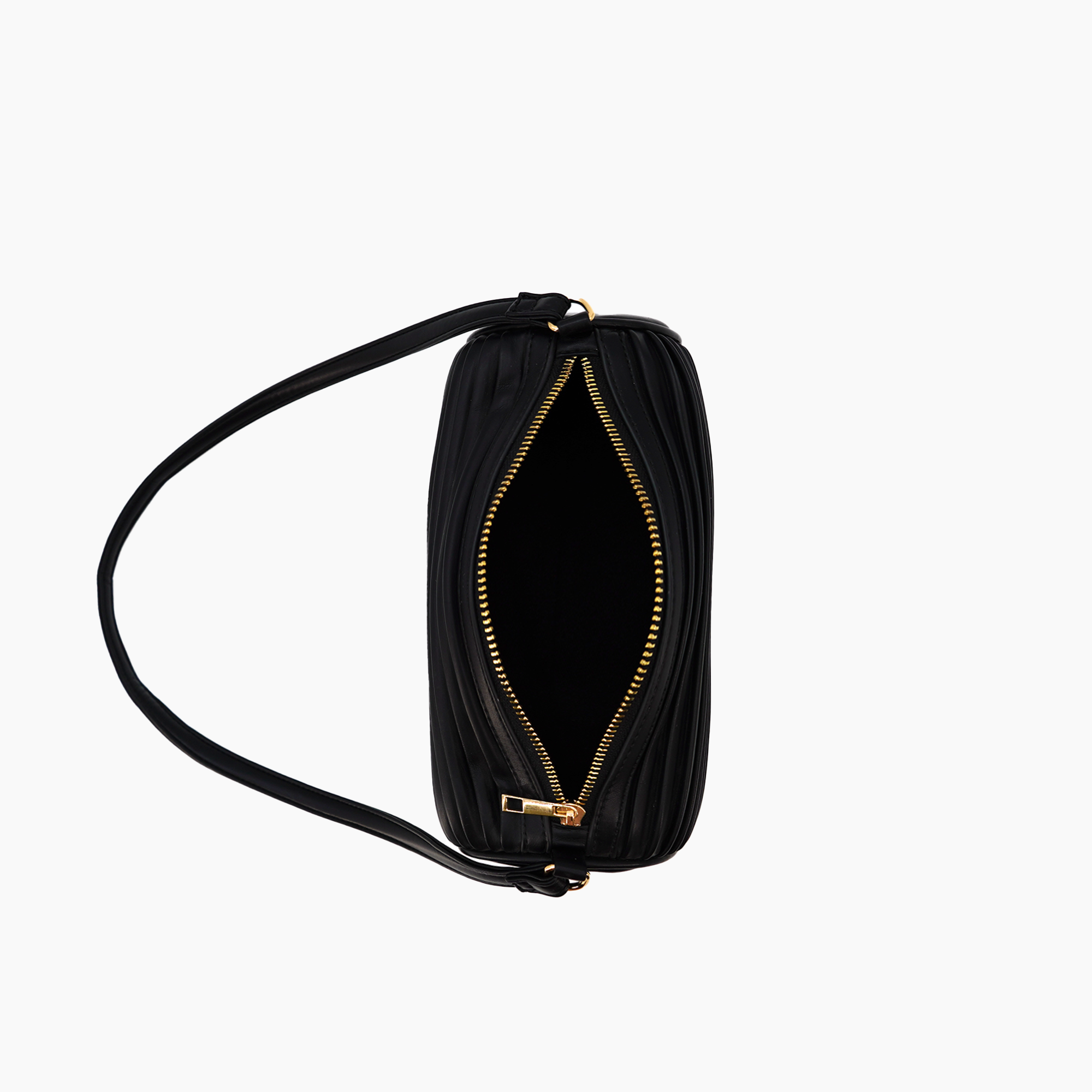 Laila Vegan Pleated Shoulder Bag