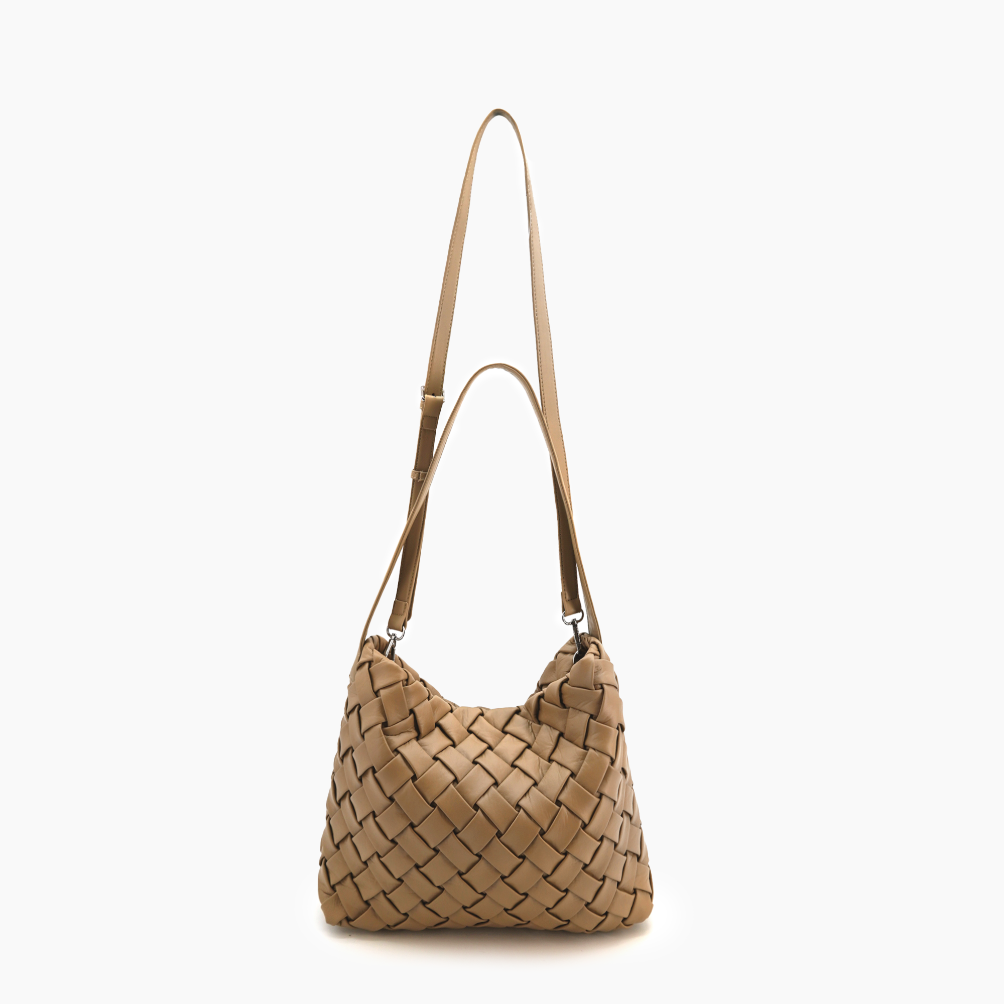 Hazel Vegan Woven Tote Bag