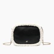 Holly Sherpa Vegan Leather Crossbody