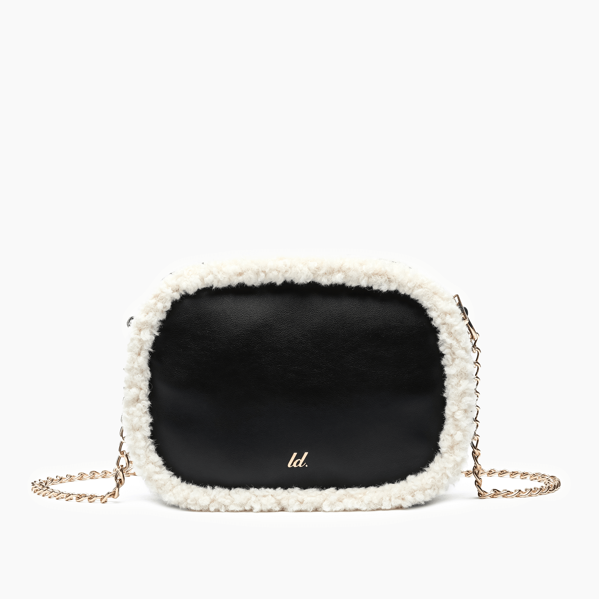 Holly Sherpa Vegan Leather Crossbody