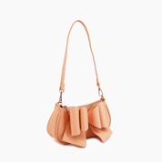 Baguette Bow Pebble Mini Shoulder Bag