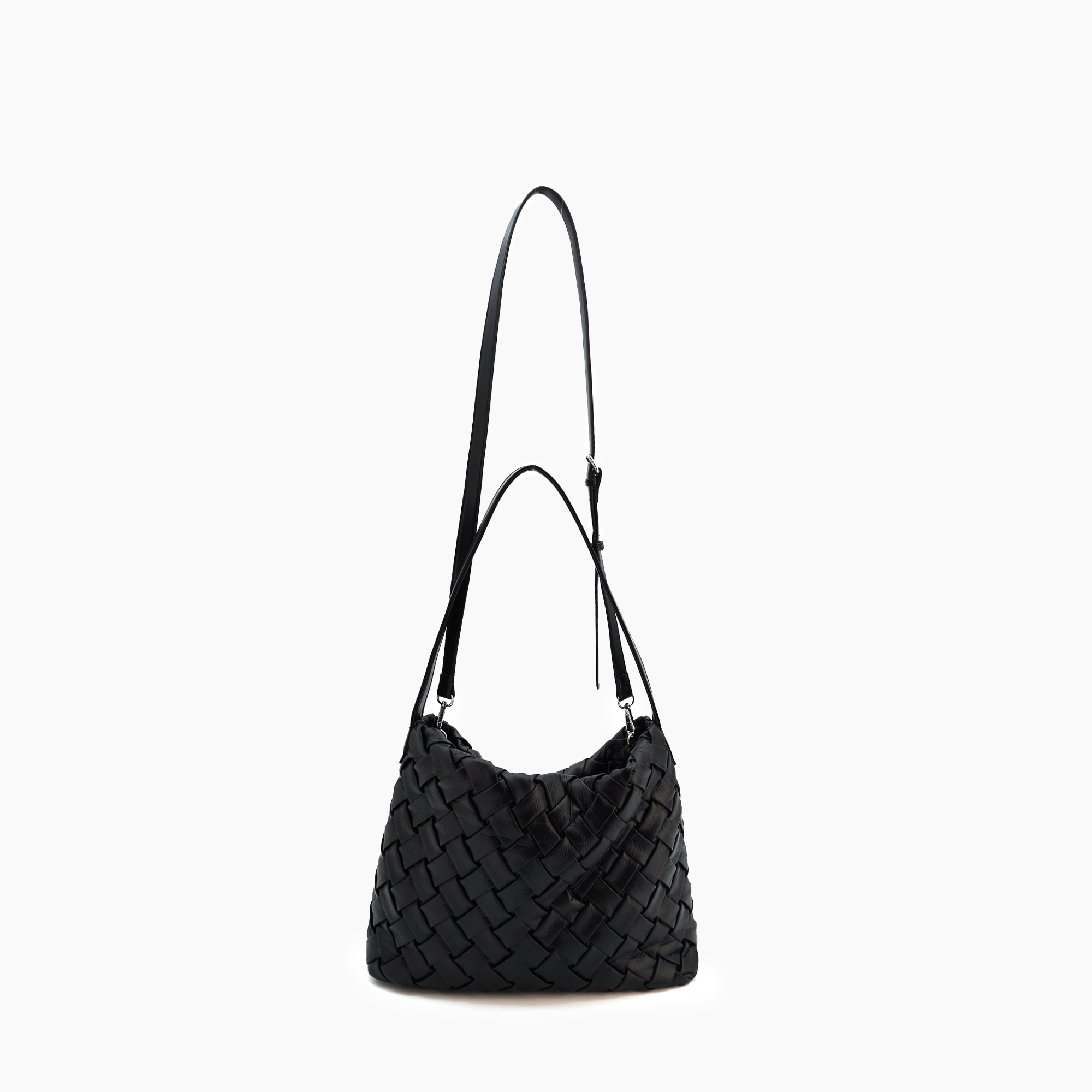 Hazel Vegan Woven Tote Bag