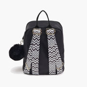 Daffney Slide Pocket Pompom Mini Backpack