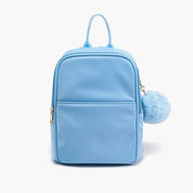 Daffney Slide Pocket Pompom Mini Backpack