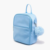 Daffney Slide Pocket Pompom Mini Backpack