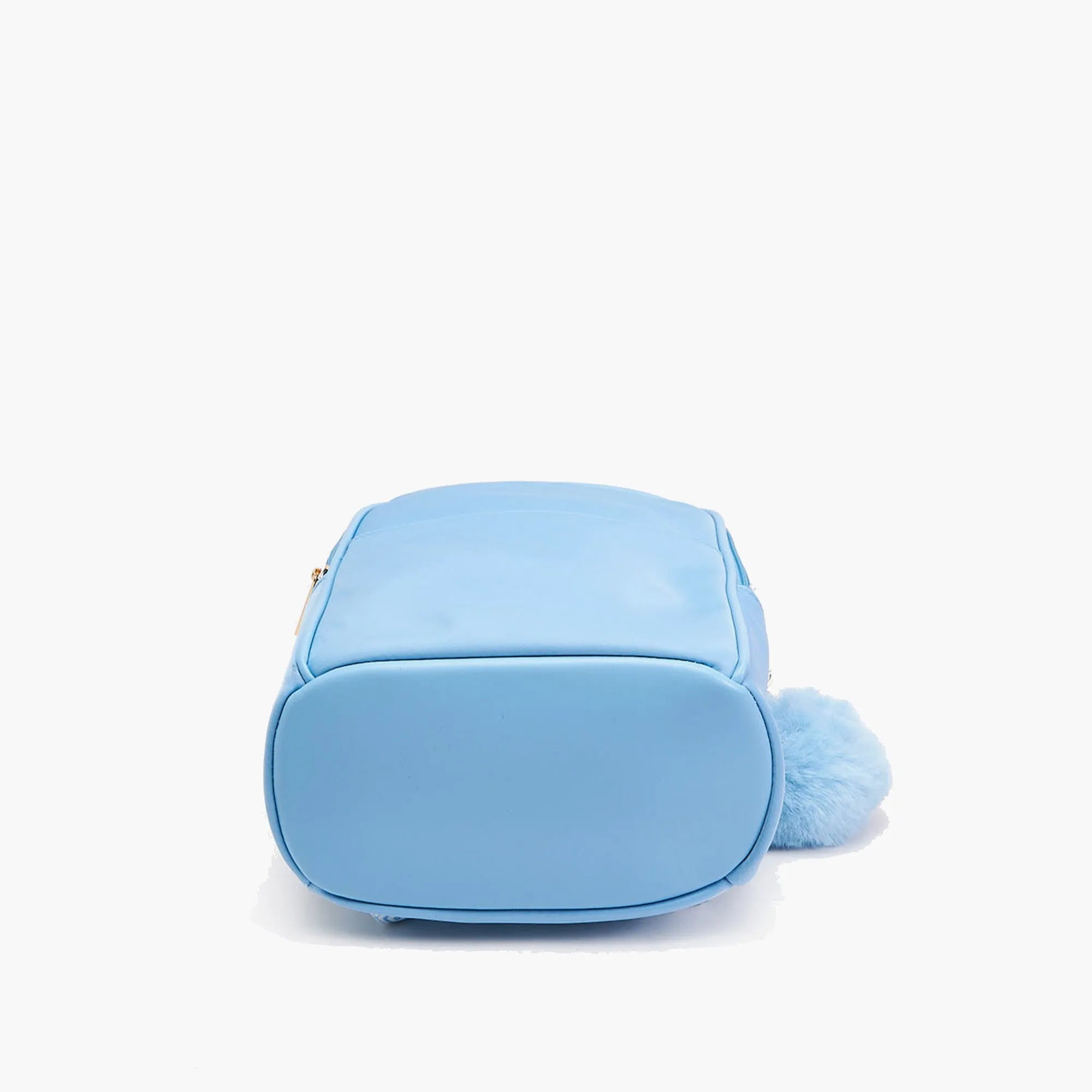 Daffney Slide Pocket Pompom Mini Backpack