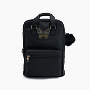 Harper Butterfly Top Handle Black Backpack