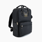 Harper Butterfly Top Handle Black Backpack