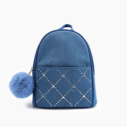 Kingston Denim Rhinestone Mini Backpack