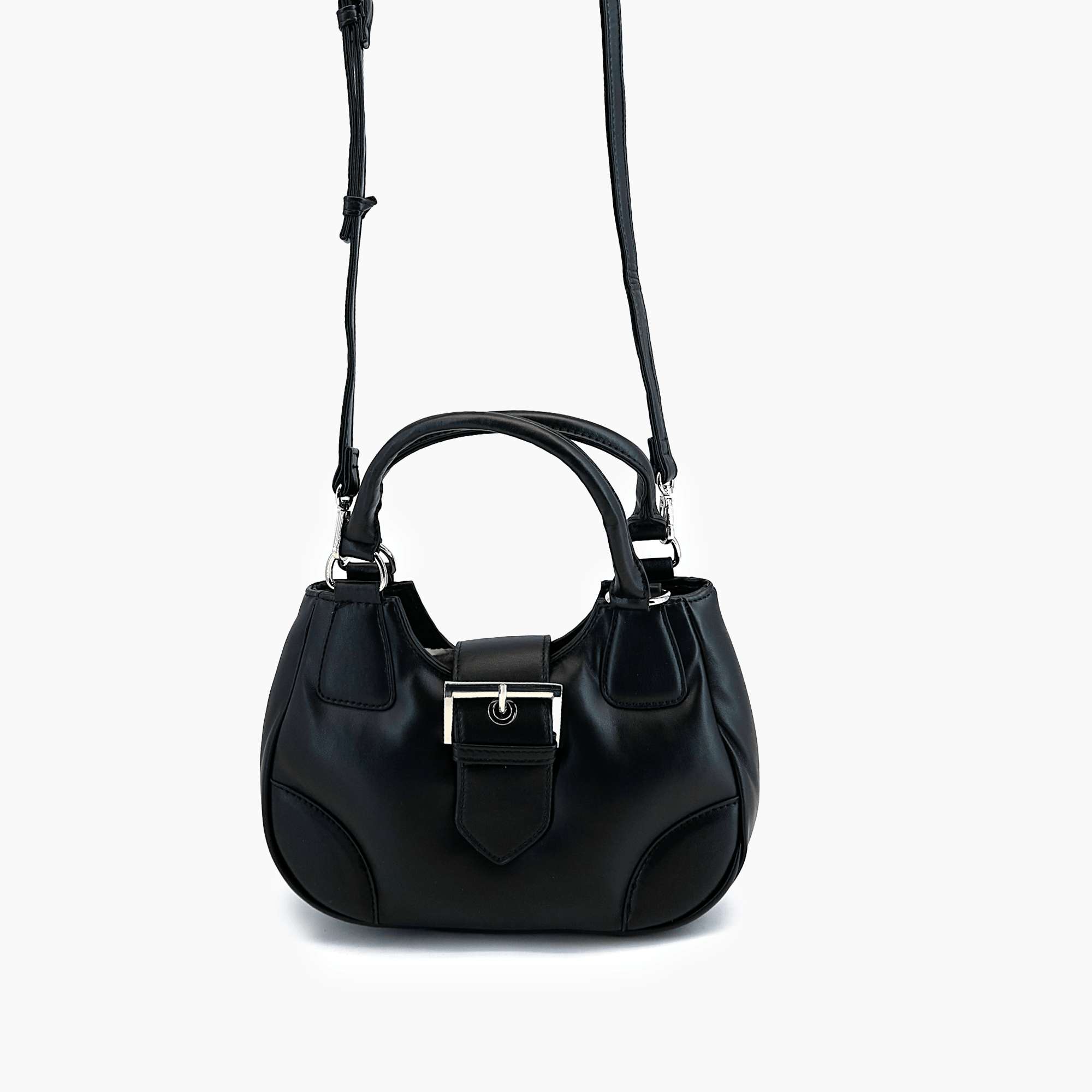 Artic Plush Y2K Top Handle Crossbody Bag