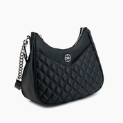 Auburn Y2K Vegan Dual Quilted Shoulder Bag