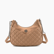 Auburn Y2K Vegan Dual Quilted Shoulder Bag