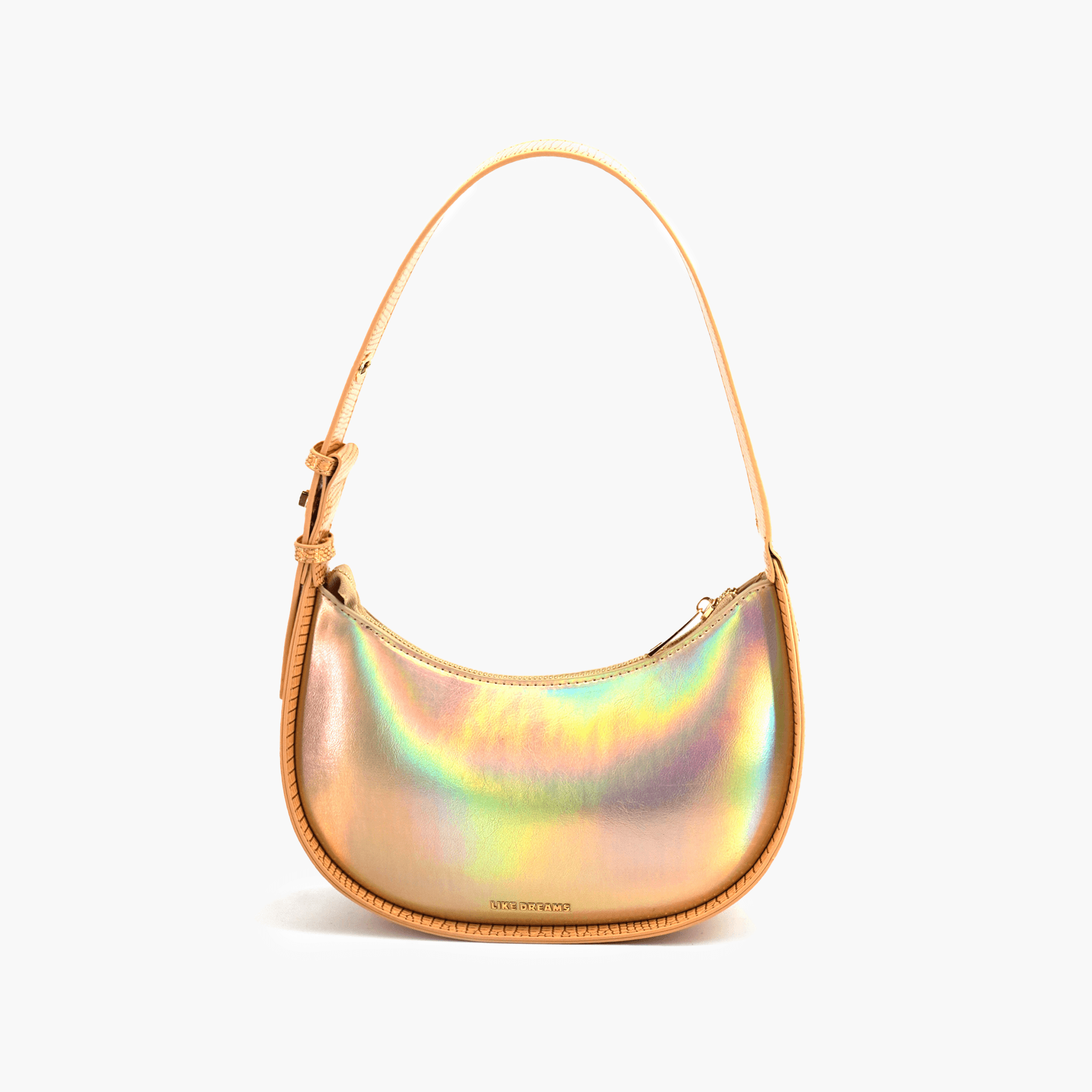 Jade Crackled Vegan Mini Shoulder Bag