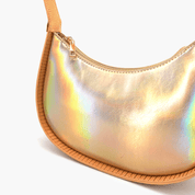 Jade Crackled Vegan Mini Shoulder Bag