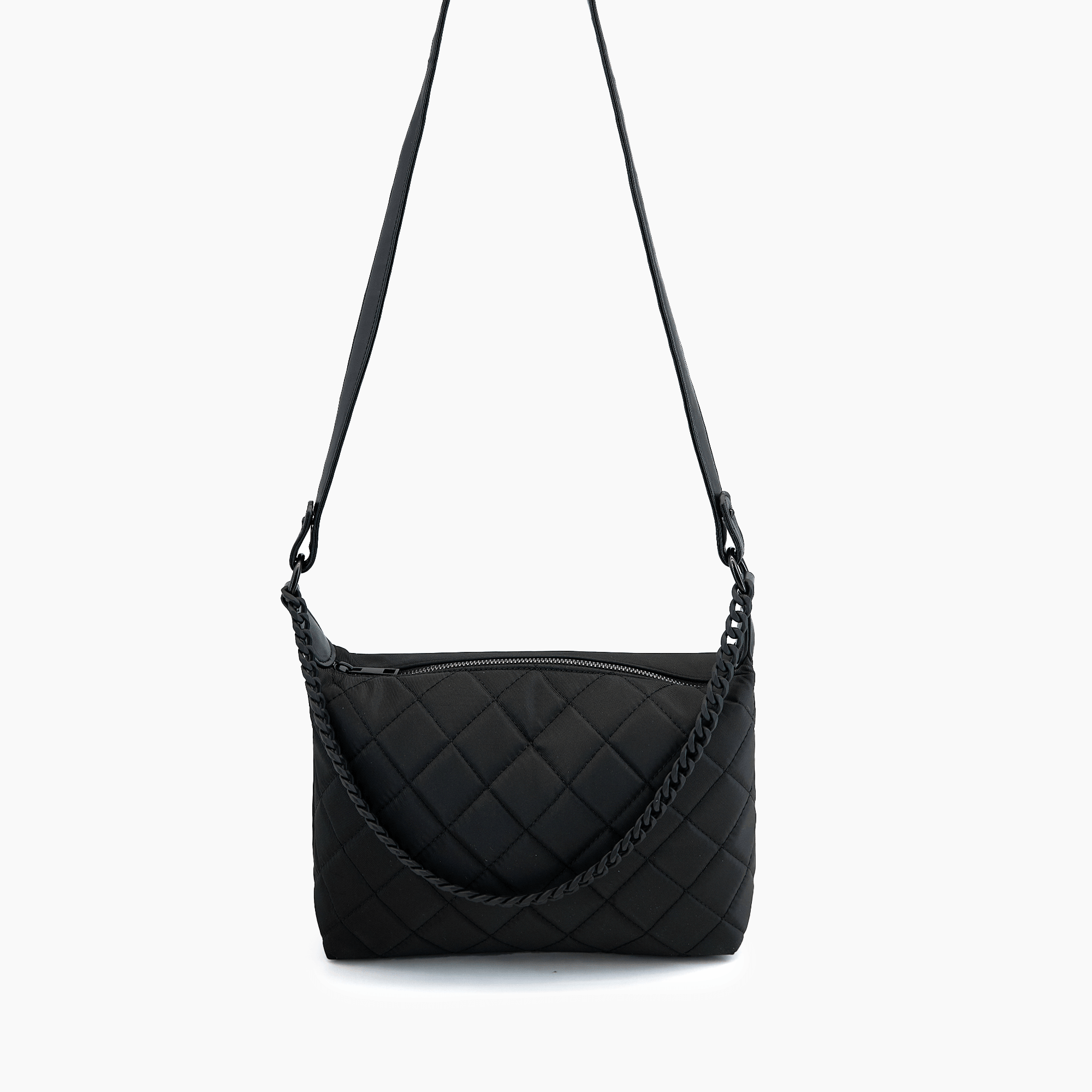 Dexter Nylon Quilted Crossbody Bag