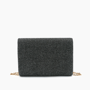 Frost Glitter Gem Bow Evening Clutch Bag