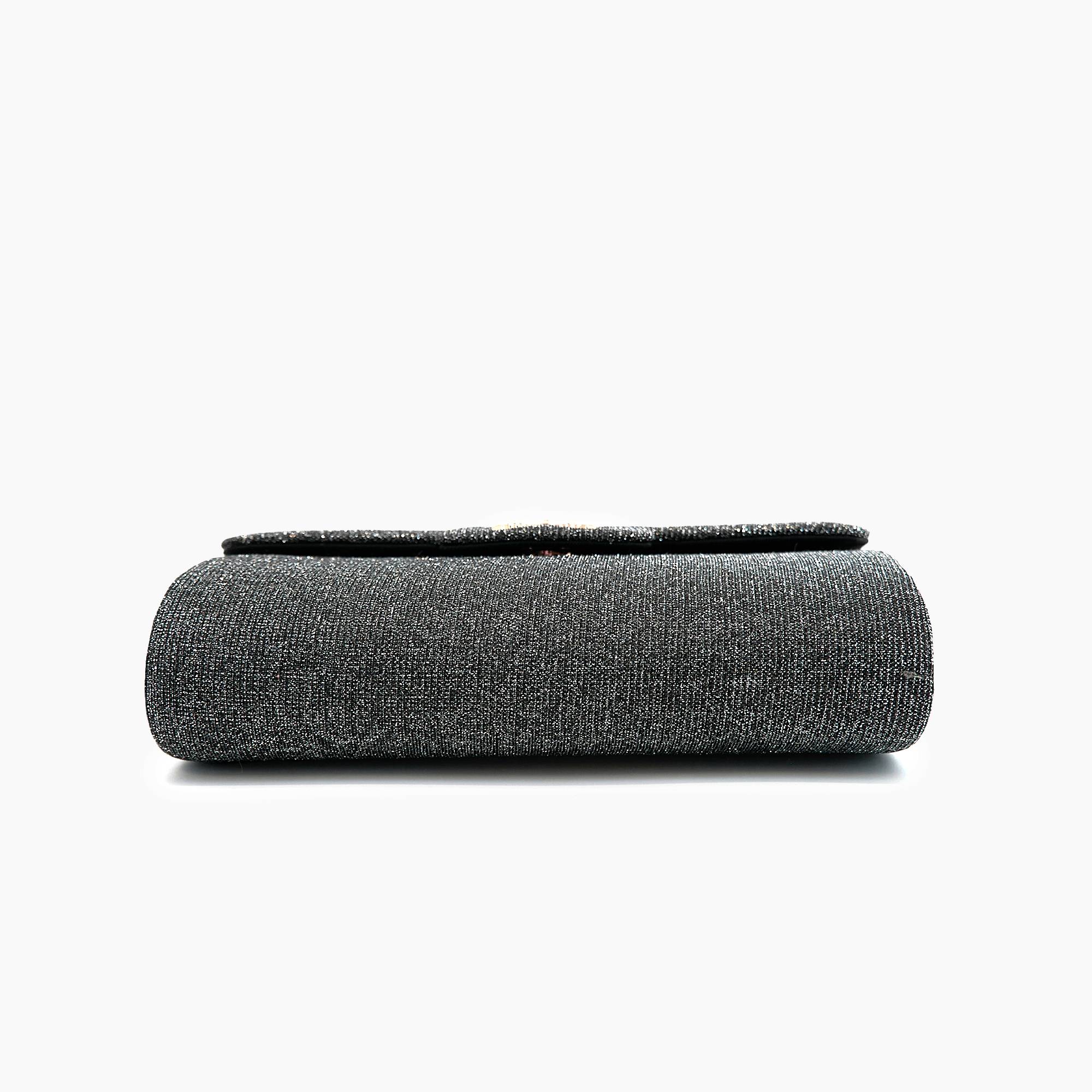 Frost Glitter Gem Bow Evening Clutch Bag