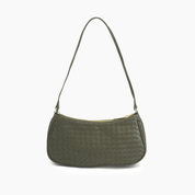 Ash Heart Tassel Vegan Woven Shoulder Bag