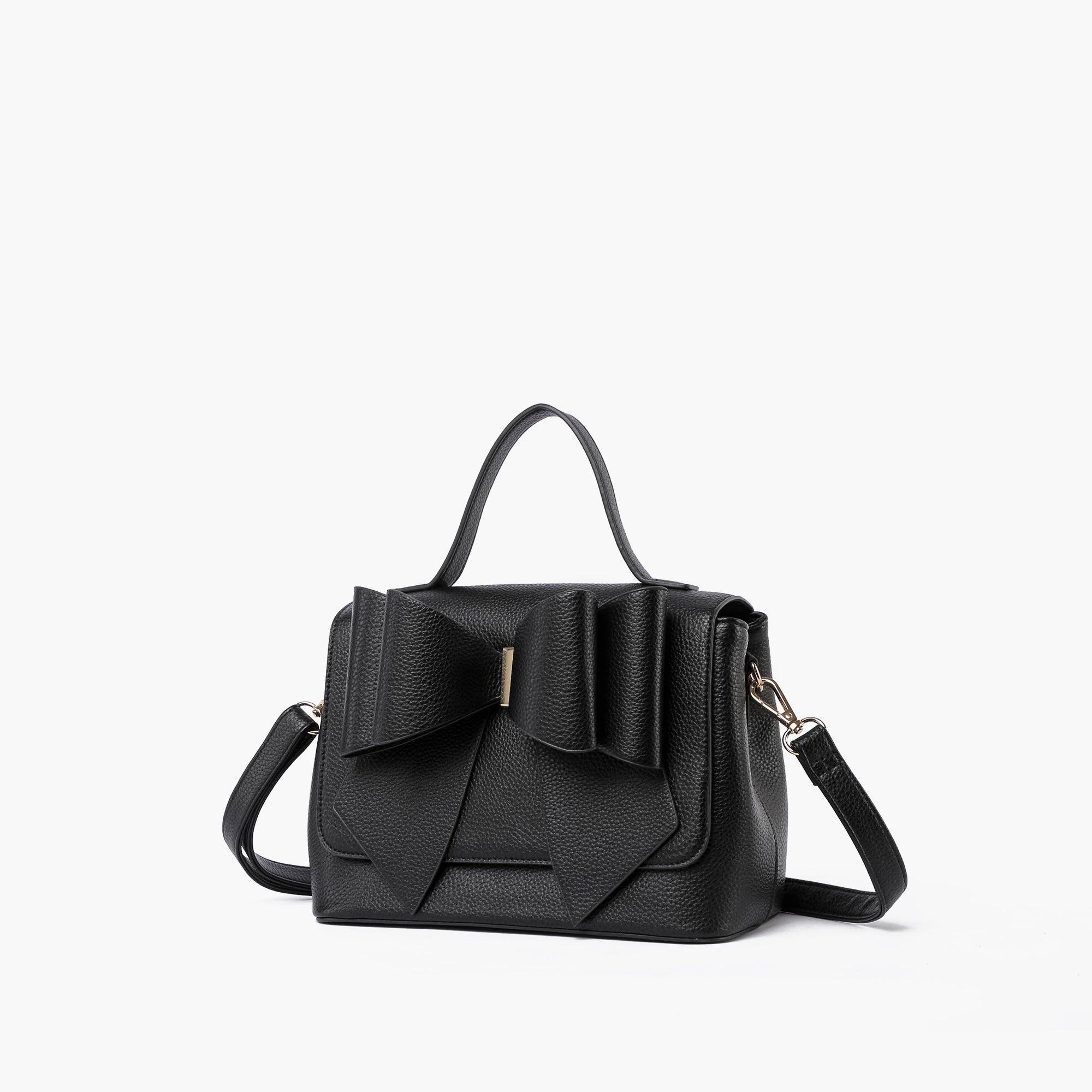 Eva Double Bow Crossbody Satchel