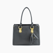 Tessa Tassel Top Handle Tote Bag