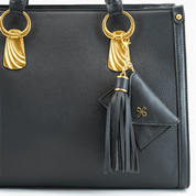 Tessa Tassel Top Handle Tote Bag