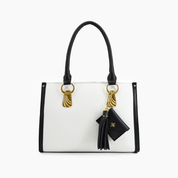 Tessa Tassel Top Handle Tote Bag