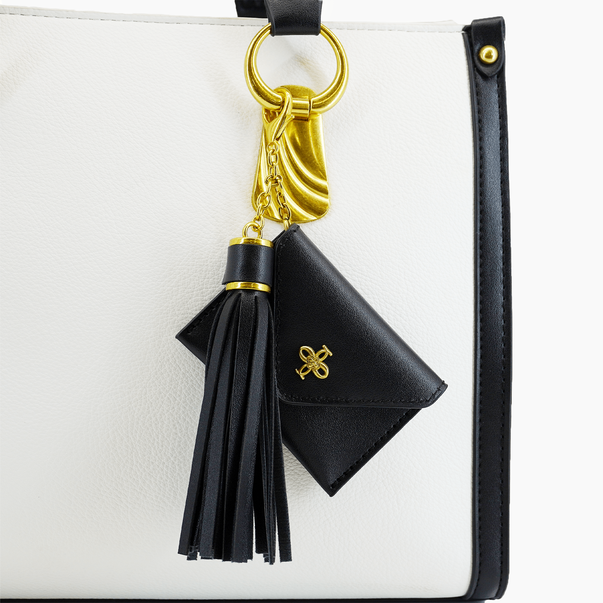 Tessa Tassel Top Handle Tote Bag