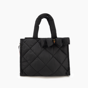 Serenity Bow Puffer Tote Bag