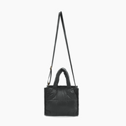 Kiara Quilted Puffer Heart-Embossed Tote Bag