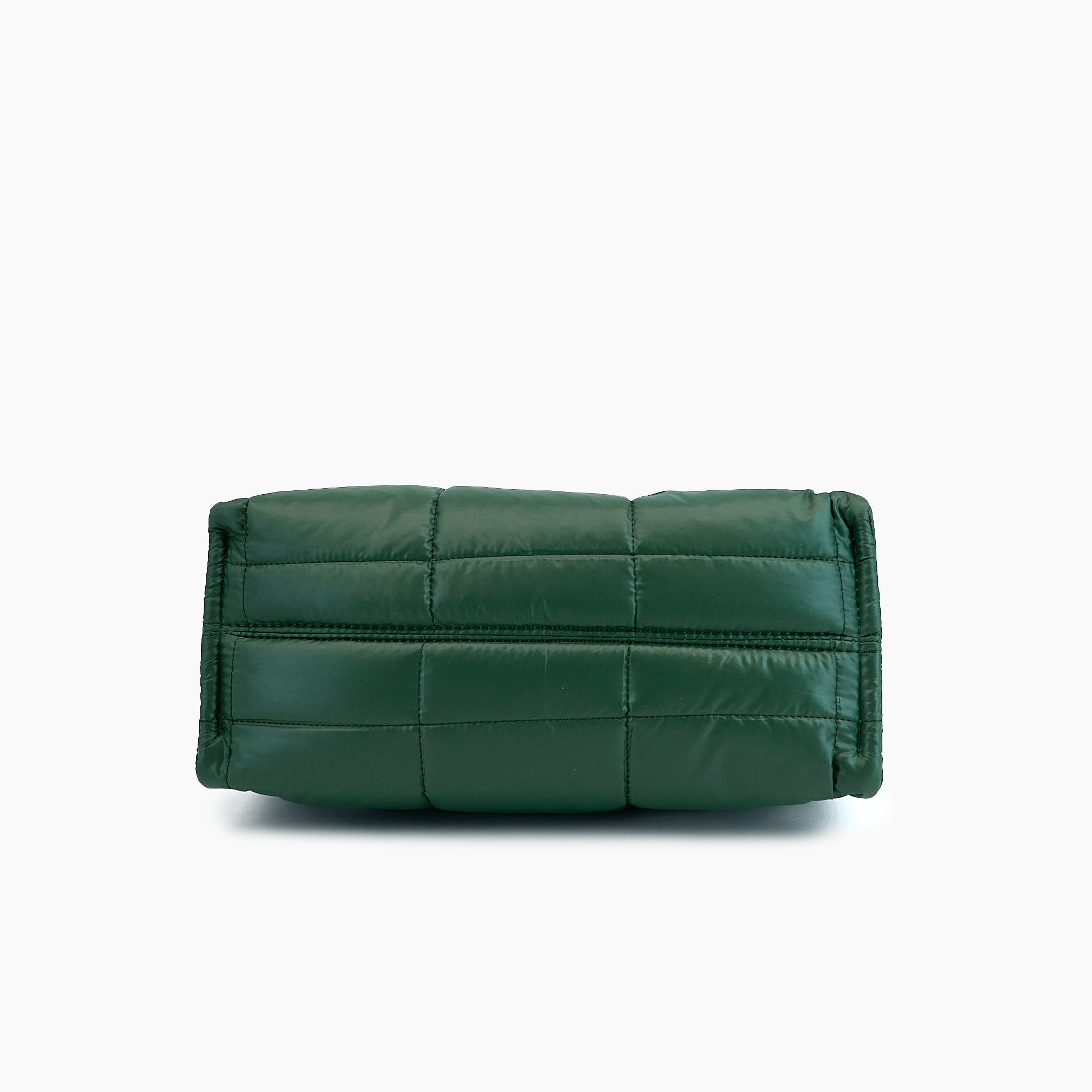 Evergreen Quilted Puffer Tote Bag