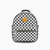 Smiley Checkered Mini Backpack