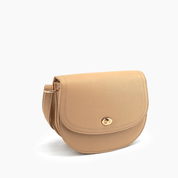 Gemma Crescent Turn Lock Crossbody Bag