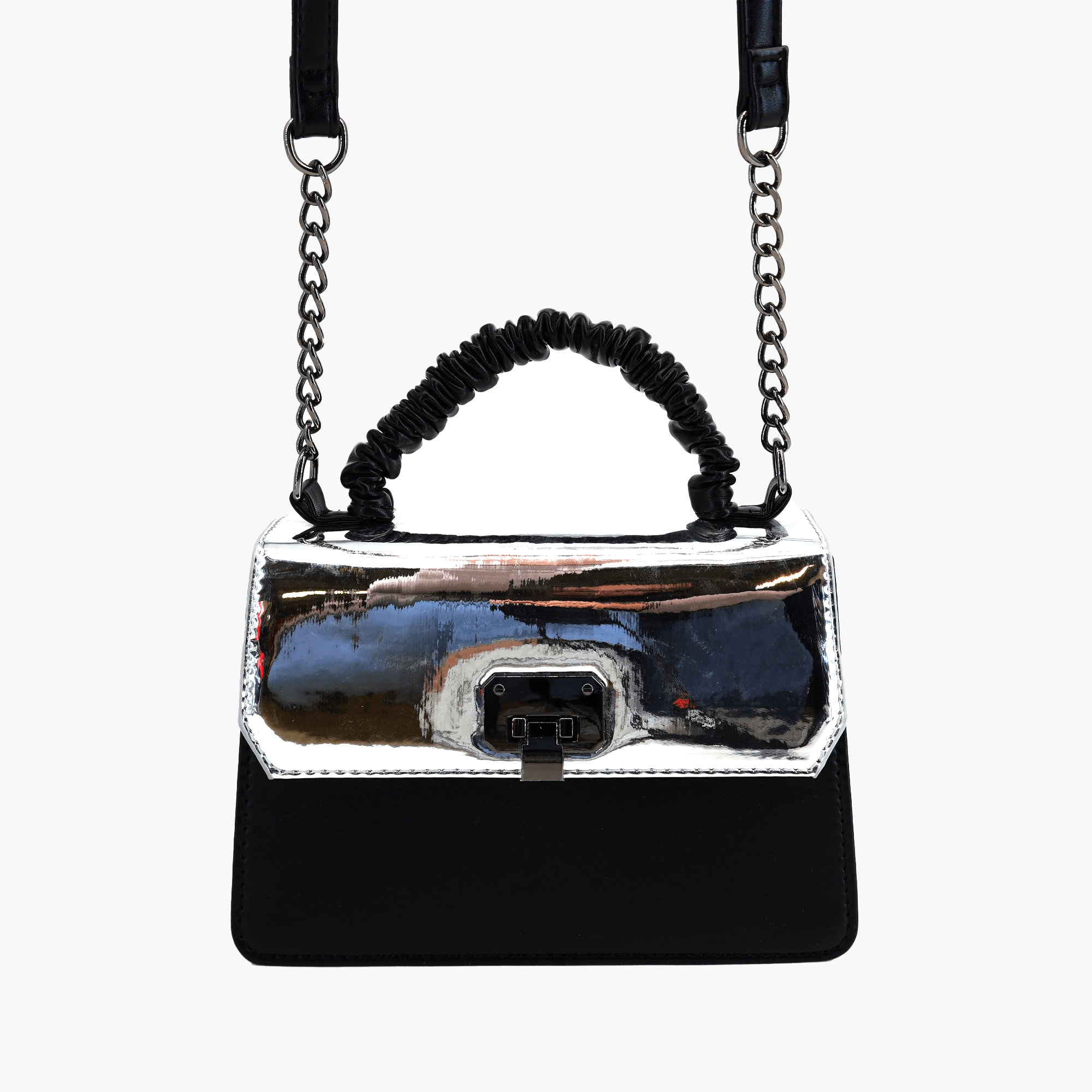 Blaze Metallic Vegan Crossbody Bag