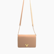 Haven Flap Vegan Woven Crossbody Bag