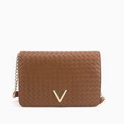 Haven Flap Vegan Woven Crossbody Bag