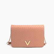 Haven Flap Vegan Woven Crossbody Bag